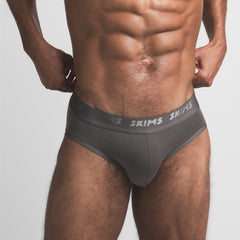 SKIMS STRETCH MENS BRIEF | GUNMETAL