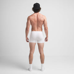 SKIMS COTTON MENS 3" BOXER BRIEF | CHALK