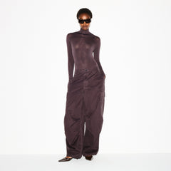 SHEER MODAL LONG SLEEVE TURTLENECK BODYSUIT | PHOENIX