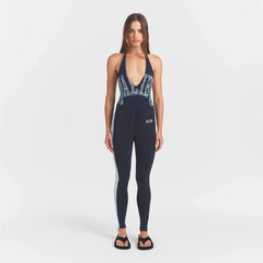 OUTDOOR HIGH-WAISTED LEGGING | NAVY WITH OPAL