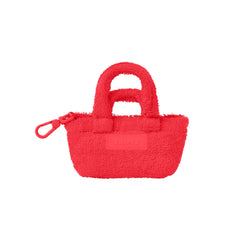 TERRY MICRO MINI TOTE KEYCHAIN | CARMINE