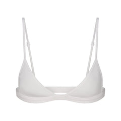 EVERYDAY COTTON TRIANGLE BRALETTE | SNOW