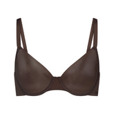 NO SHOW UNLINED DEMI BRA | ESPRESSO
