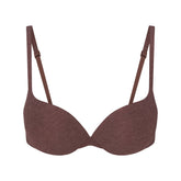 EVERYDAY COTTON ULTIMATE TEARDROP PUSH-UP BRA | COCOA HEATHER