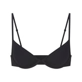 EVERYDAY COTTON UNLINED DEMI BRA | ONYX