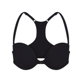 FITS EVERYBODY RACERBACK DEMI BRA | ONYX