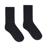 RIBBED CREW SOCK | SOOT