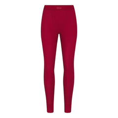 COTTON RIB LEGGING | BRICK