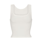 COTTON RIB TANK | MARBLE