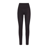 WOOL RIB HIGH-WAISTED LEGGING | OBSIDIAN