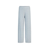 SWEATER KNITS CABLE KNIT STRAIGHT LEG PANT | ZEN BLUE