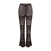 SWIM COVER-UPS CROCHET FLARE PANT | PHOENIX
