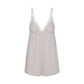 SKIMS SLEEP BABYDOLL DRESS | LIGHT HEATHER GREY