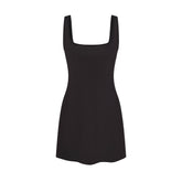 COTTON JERSEY MINI DRESS | SOOT