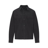 WOVEN MENS RELAXED SHIRT | ONYX