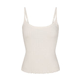HEAVY POINTELLE CAMI | MARBLE