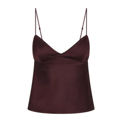SATIN CAMI | CURRANT
