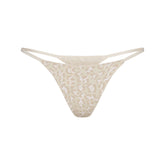 LIGHTWEIGHT COTTON STRING THONG | DELTA LEOPARD