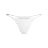 LIGHTWEIGHT COTTON STRING THONG | SNOW