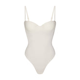 SKIMS BODY UNDERWIRE THONG BODYSUIT | IVORY