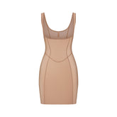 POWER MESH SHAPEWEAR OPEN BUST SLIP DRESS | SIENNA