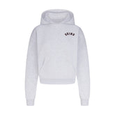 COTTON FLEECE LOGO CLASSIC HOODIE | ONYX ARCHED LOGO PATCH