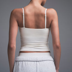 COTTON JERSEY CAMI | MARBLE