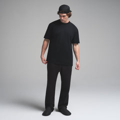 HEAVYWEIGHT COTTON MENS RELAXED T-SHIRT | OBSIDIAN