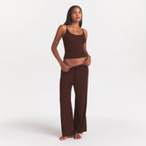 SOFT LOUNGE TANK SLEEP SET | COCOA