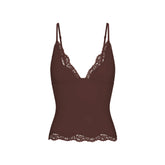 FITS EVERYBODY LACE TRIANGLE CAMI | ESPRESSO