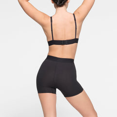 COTTON RIB BOXER | SOOT