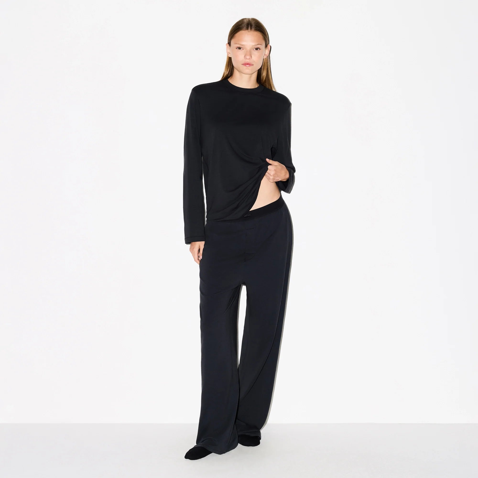 BOYFRIEND LOOSE PANT | ONYX