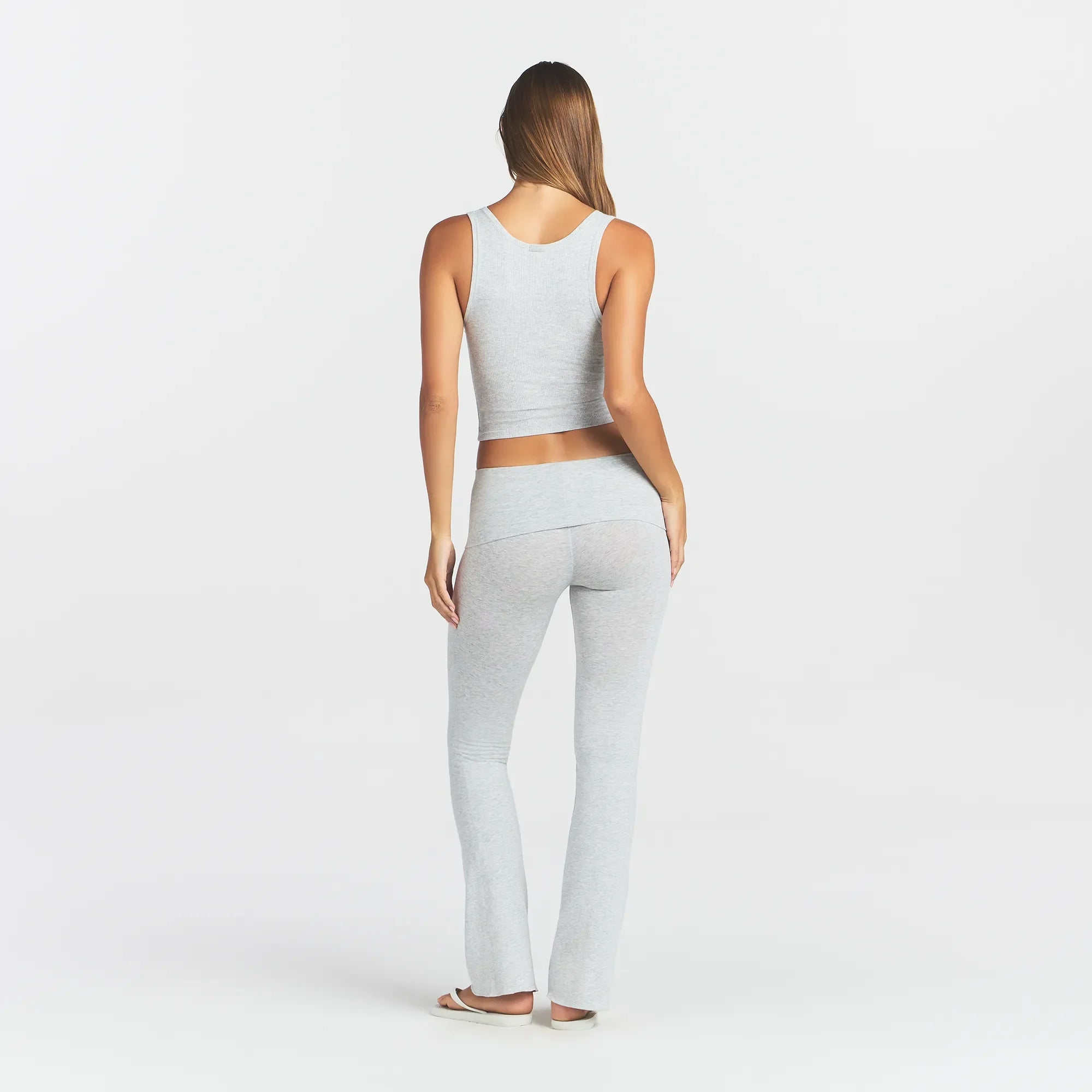 COTTON RIB TANK | LIGHT HEATHER GREY