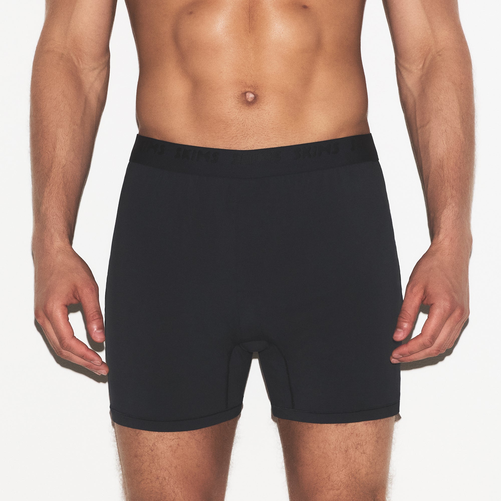 SKIMS STRETCH MENS KNIT BOXER 3-PACK | GUNMETAL MULTI