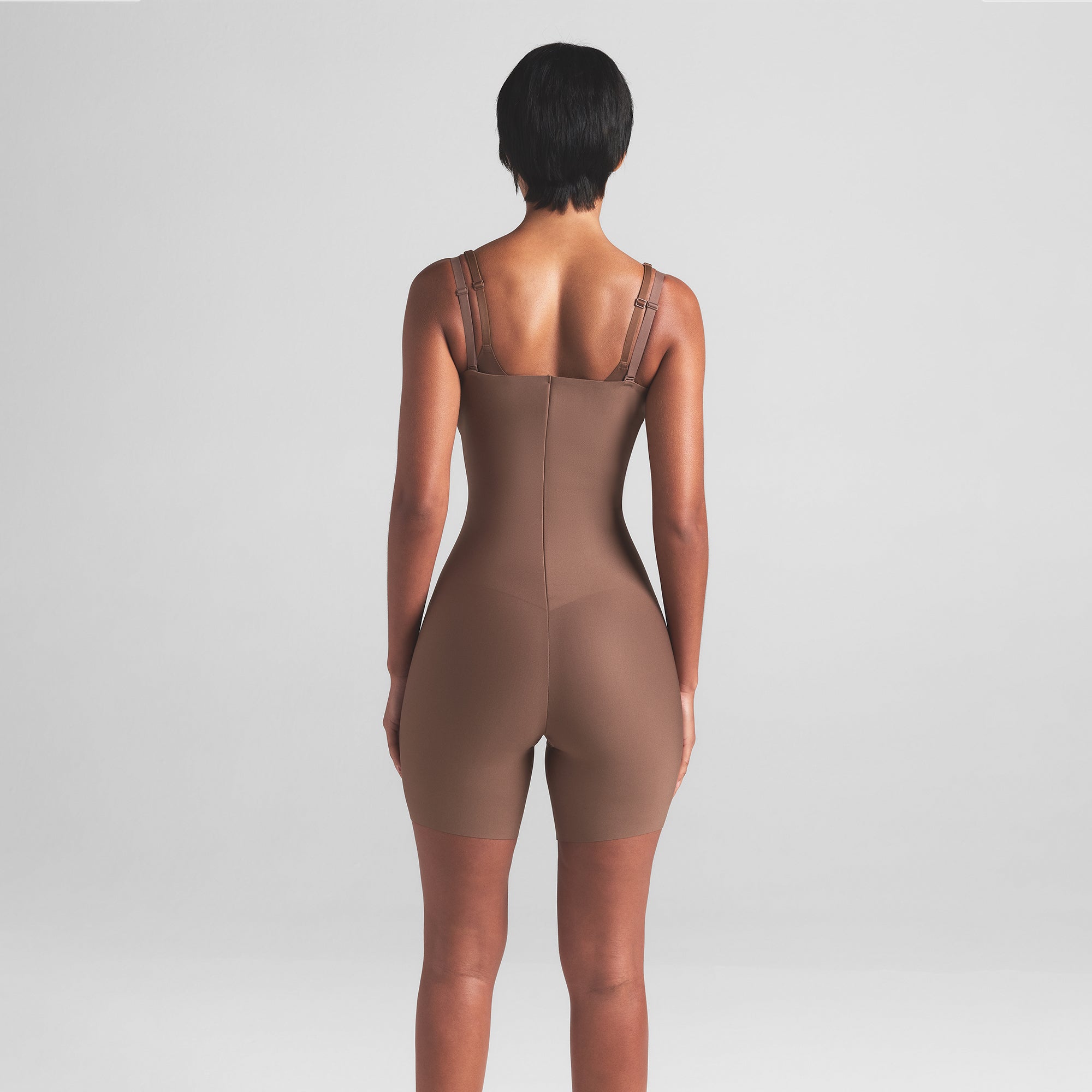 SKIMS BODY CORE SCULPT OPEN BUST MID THIGH BODYSUIT | JASPER
