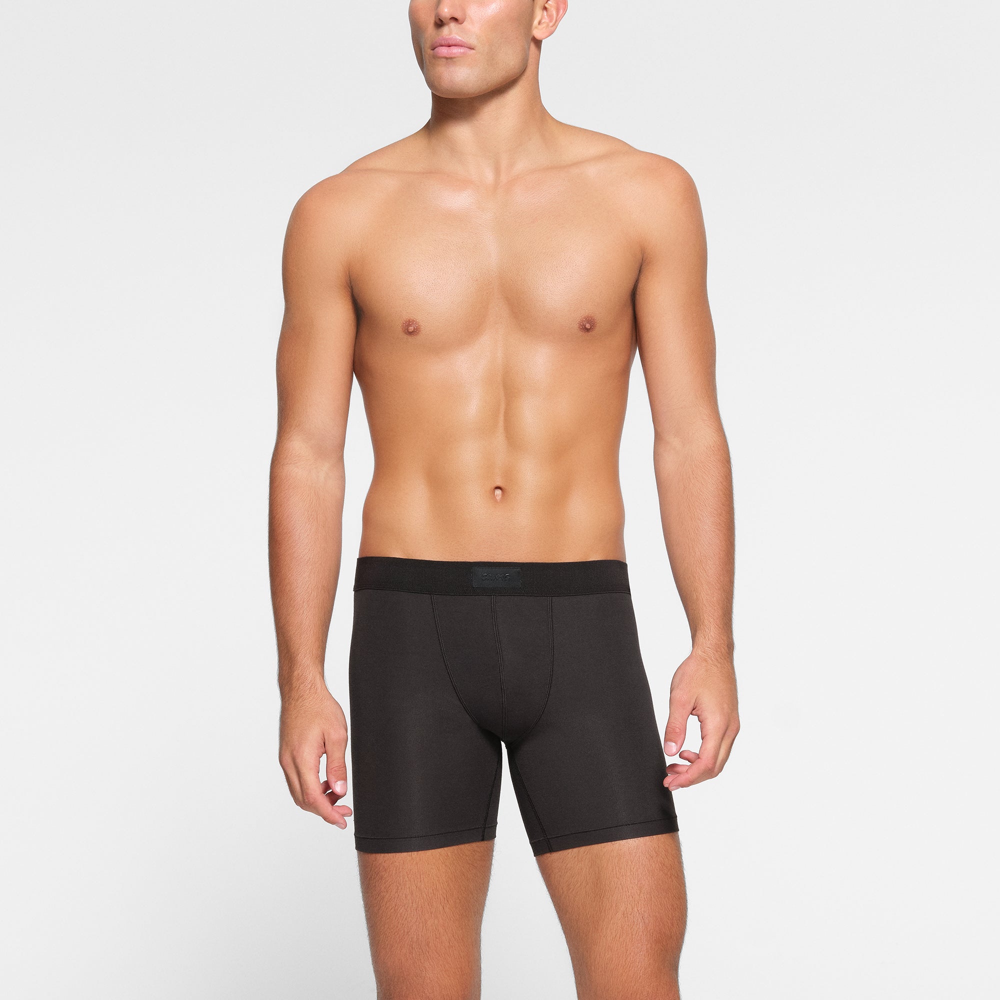 SKIMS COTTON MENS 5" BOXER BRIEF 3-PACK | HEATHER MULTI
