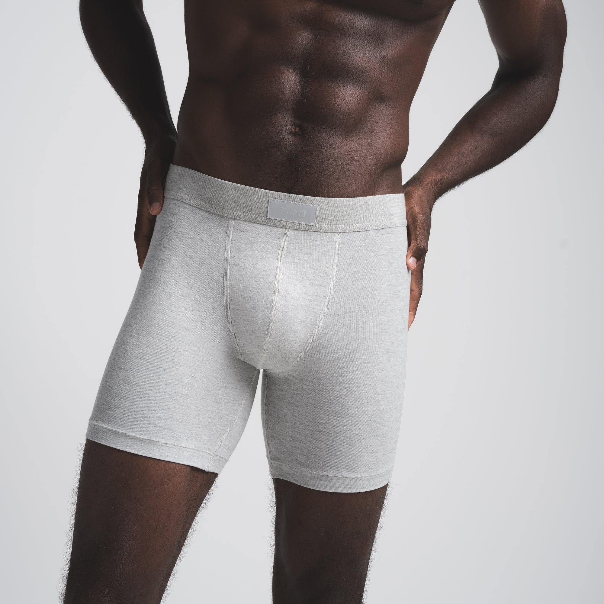 SKIMS COTTON MENS 5" BOXER BRIEF 5-PACK | HEATHER MULTI