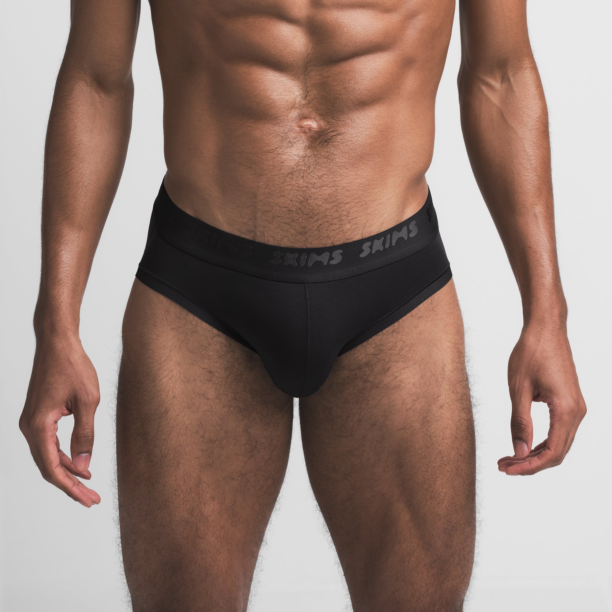SKIMS STRETCH MENS BRIEF | OBSIDIAN