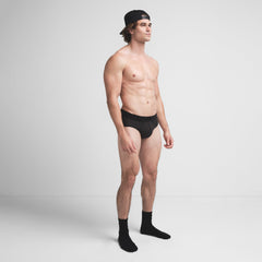 SKIMS COTTON MENS BRIEF | ONYX