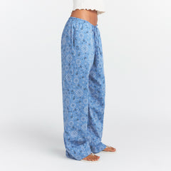 COTTON POPLIN SLEEP STRAIGHT LEG PANT | ARCTIC BANDANA