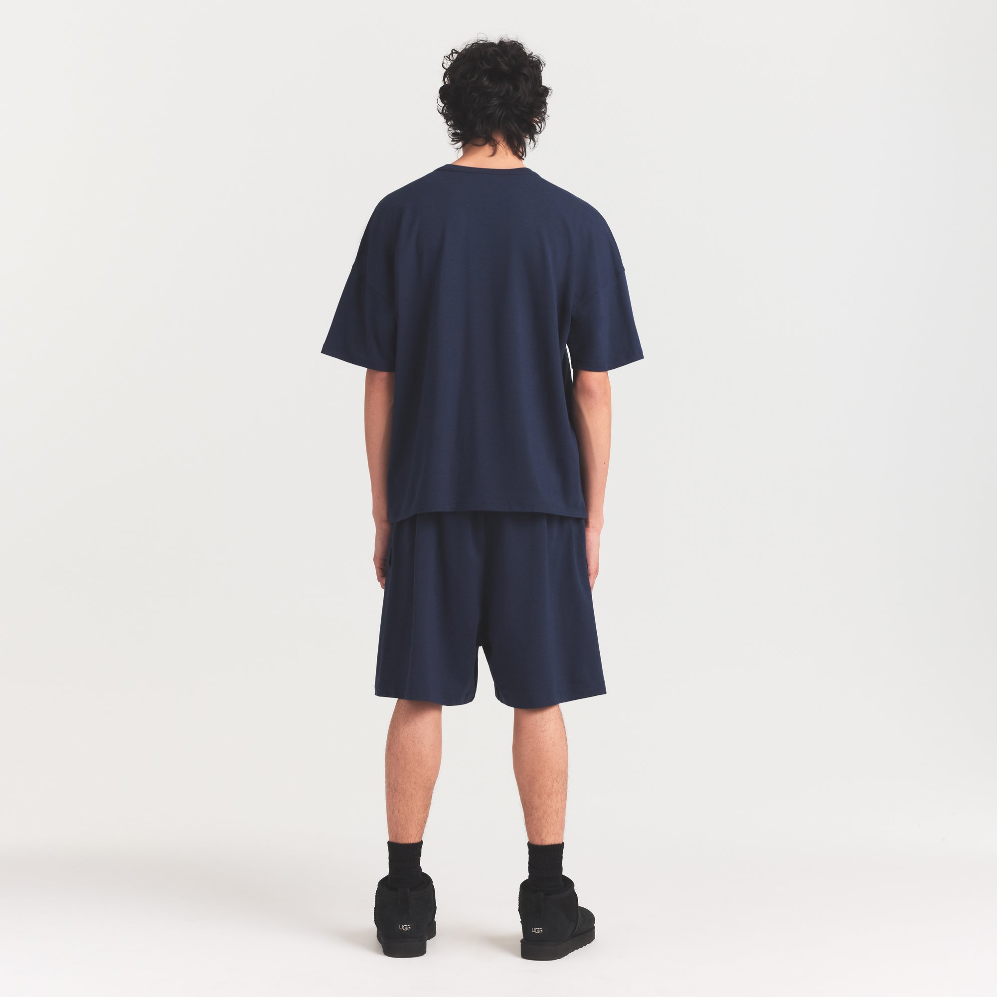 JERSEY LOUNGE MENS RELAXED SHORT | NAVY