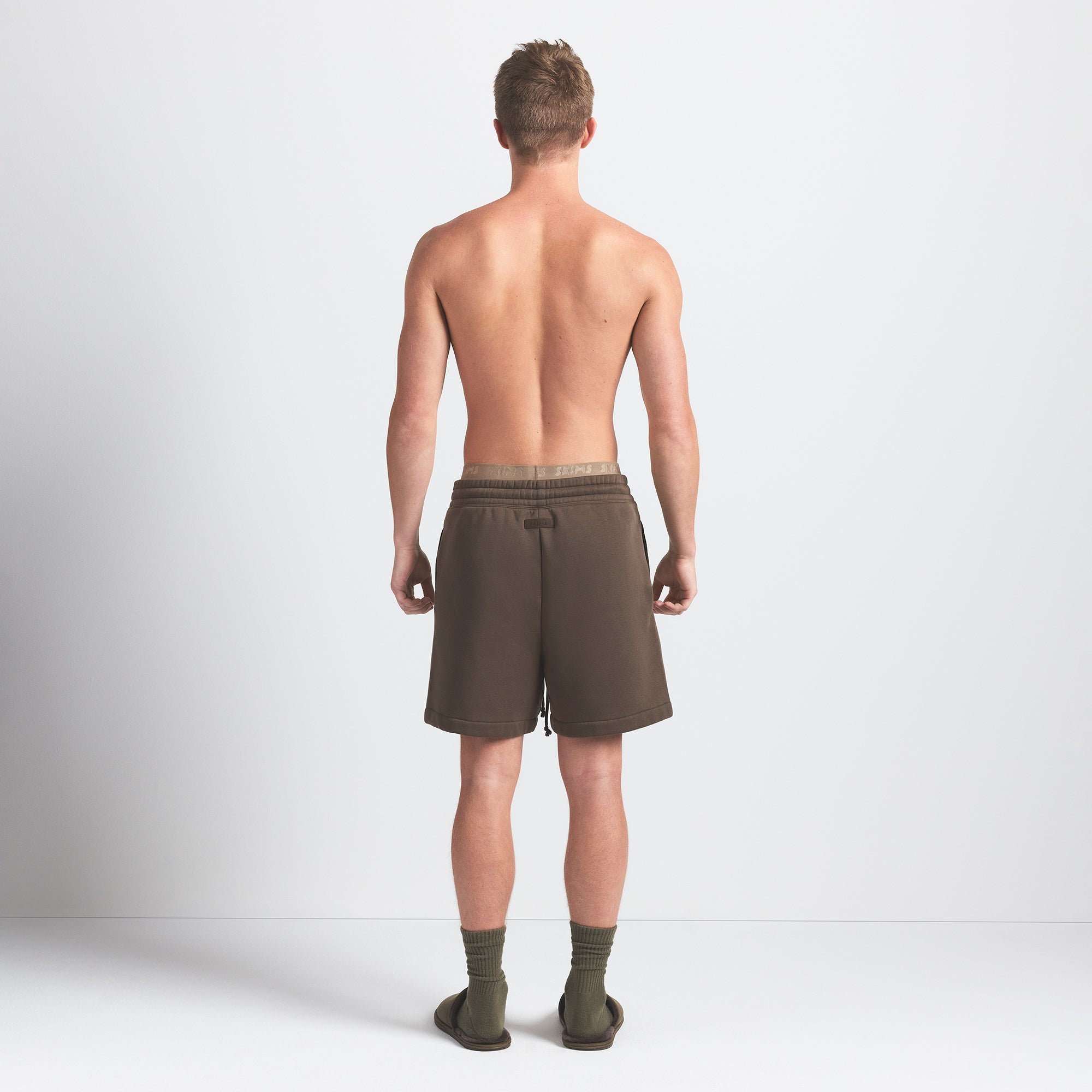 FLEECE LOUNGE MENS RELAXED SHORT | DRIFTWOOD