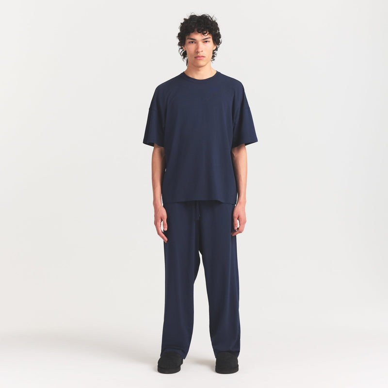 JERSEY LOUNGE MENS RELAXED STRAIGHT LEG PANT | NAVY