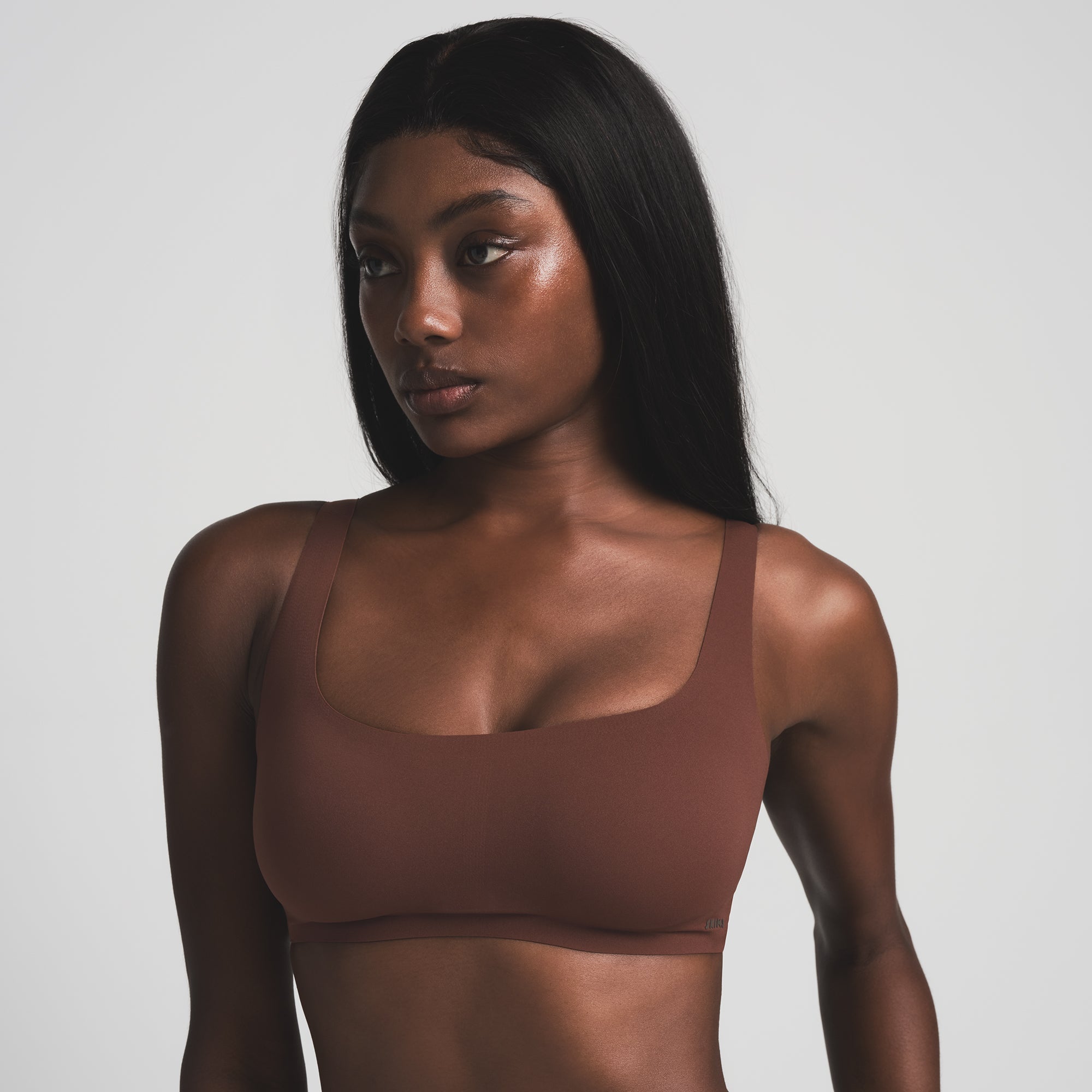 NAKED SCOOP BRALETTE | COCOA