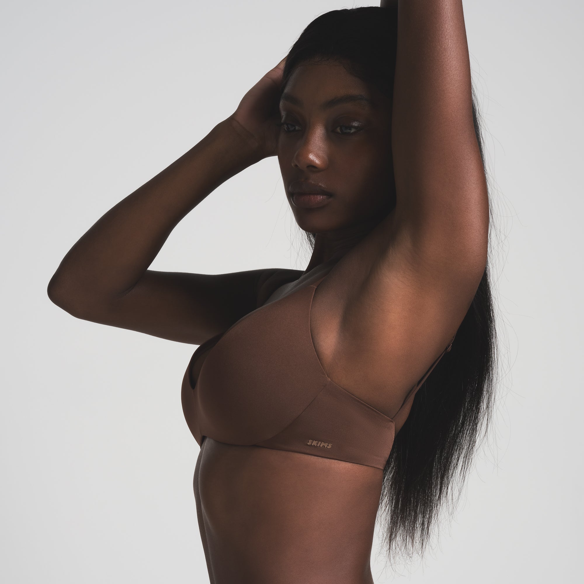 WIRELESS FORM PUSH-UP PLUNGE BRA | COCOA