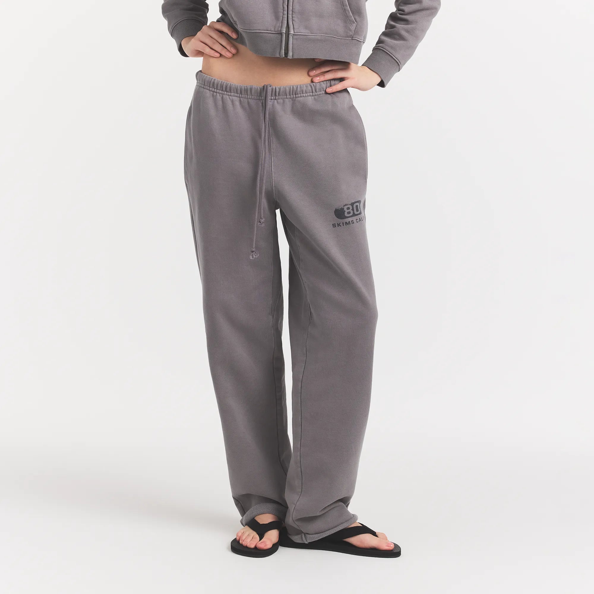 BOYFRIEND FLEECE STRAIGHT LEG PANT | SHADOW EIGHTY SKIMS