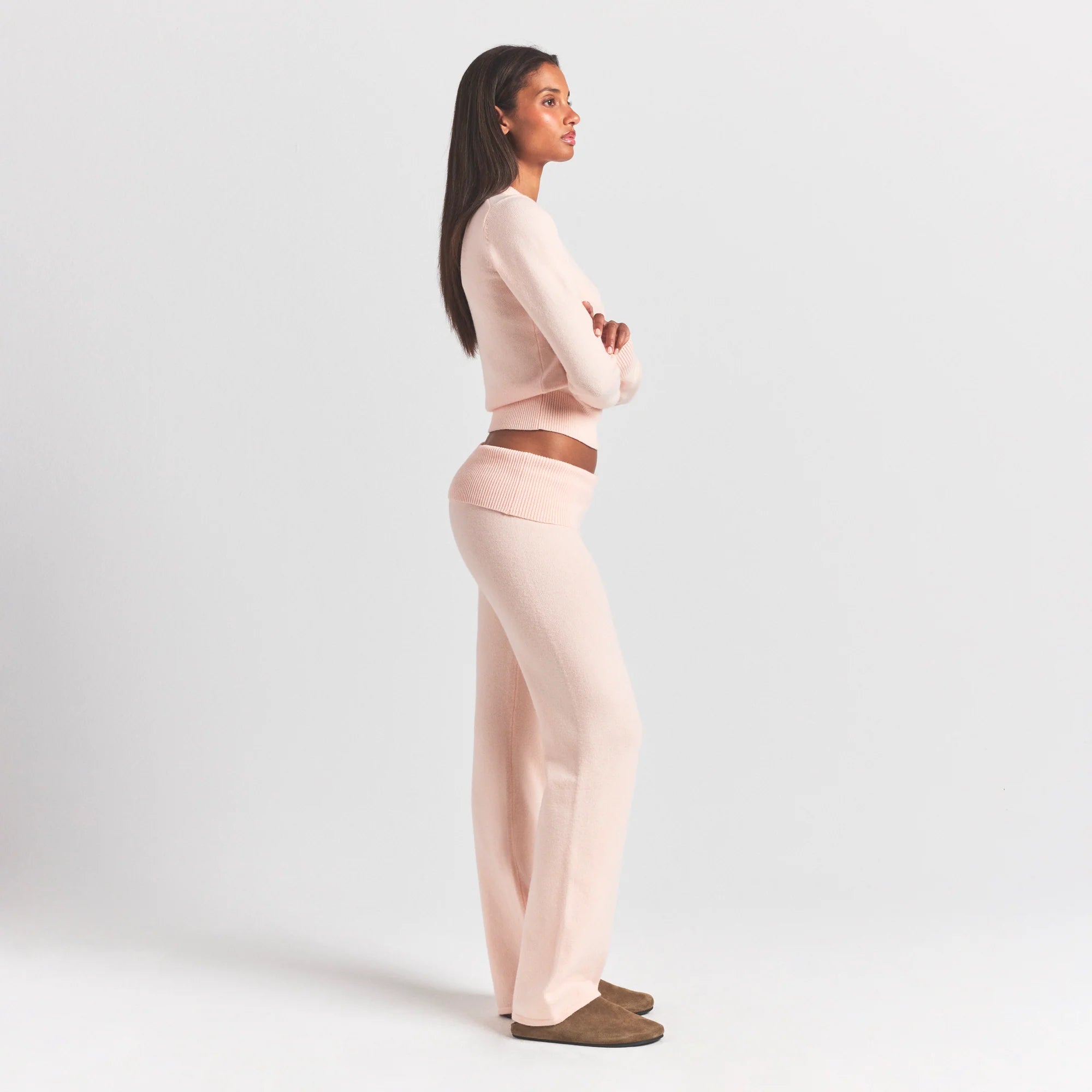 SWEATER KNITS FOLDOVER PANT | PRIMROSE