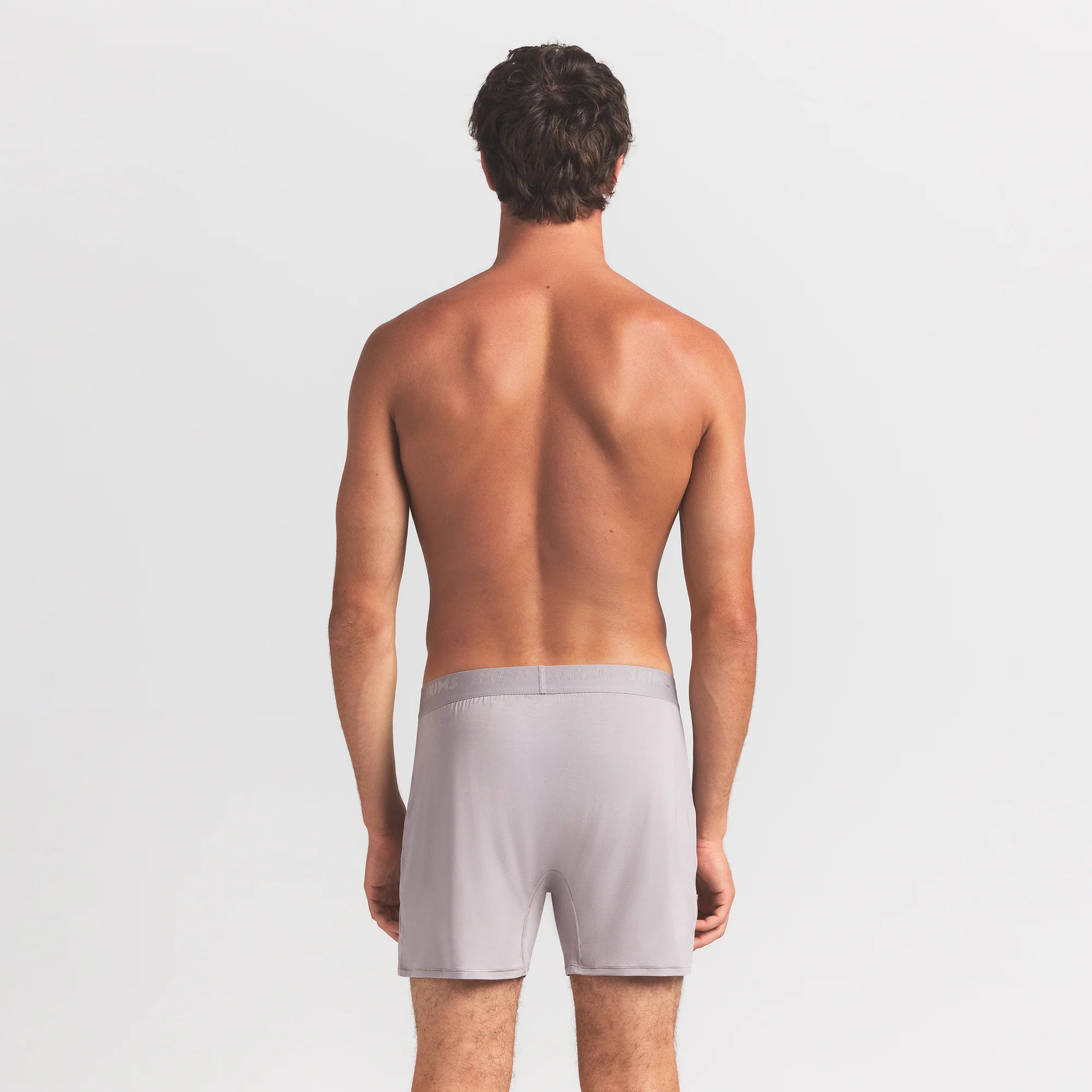 SKIMS STRETCH MENS KNIT BOXER | OYSTER