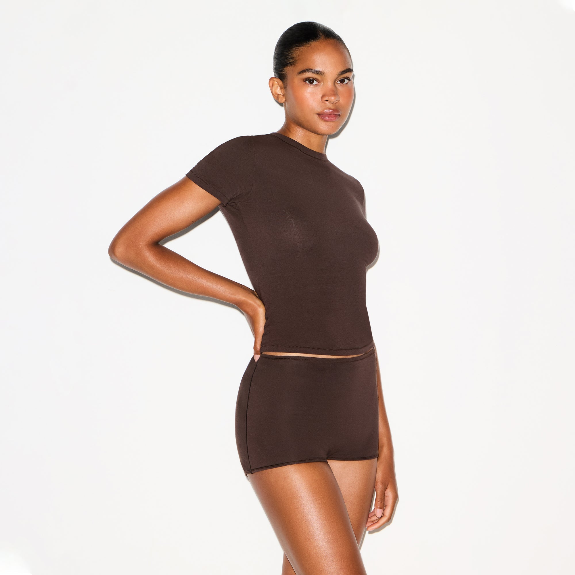 PERIOD PANTIES BOY SHORT | ESPRESSO