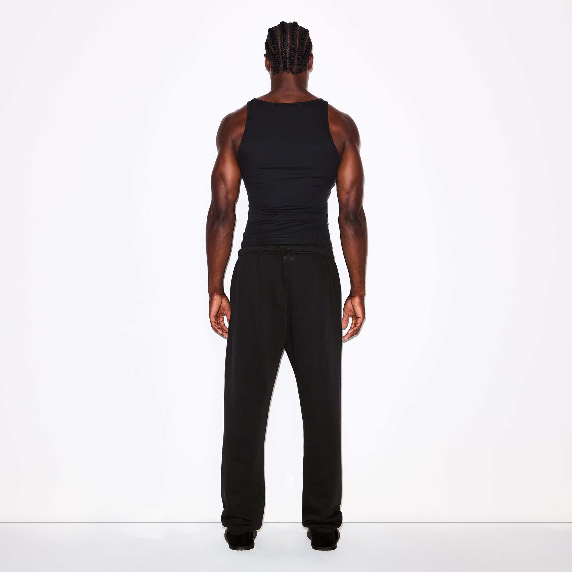 FLEECE LOUNGE MENS RELAXED JOGGER | WASHED ONYX